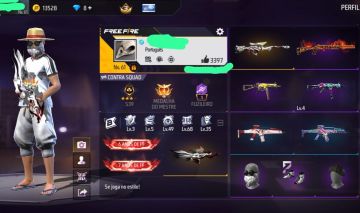 CONTA DE FREE FIRE - LEVEL 61 | PRIME 3