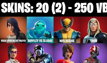 CONTA FN COM 20 SKINS-TRYHARD