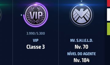 Conta da Marvel Future Fight com a maioria dos personagens Premium desbloqueados