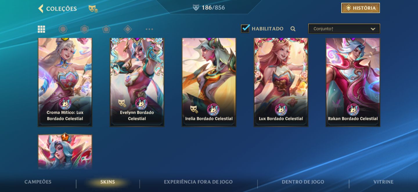 LOL WILD RIFT COM 186 SKINS CRIADA EM 2021 COM FOCO EM ADC E SUP