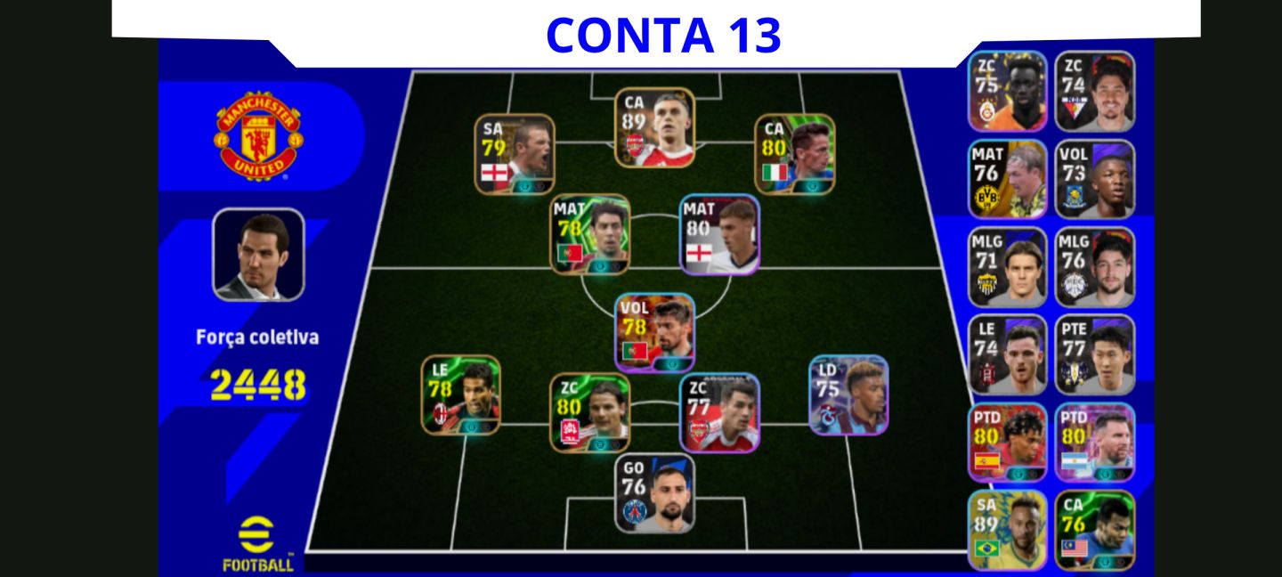 Contas Efootball Iniciais com Épicos/big Times Garantidos! Vol. 02