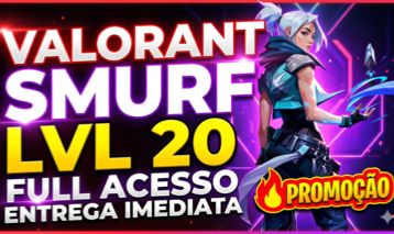 CONTA VALORANT SMURF LEVEL 20 + FULL ACESSO + ENTREGA IMEDIATA - PROMOÇÃO