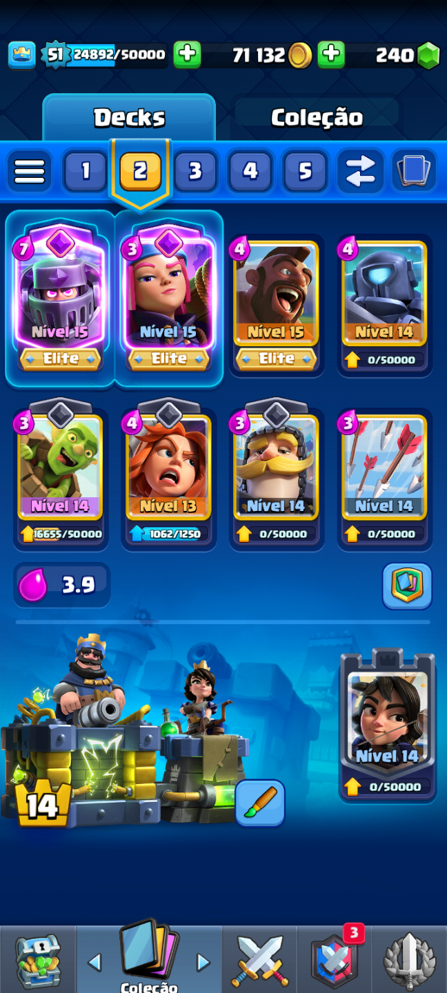 Conta Clash Royale / Clash of clans e braw stars juntas