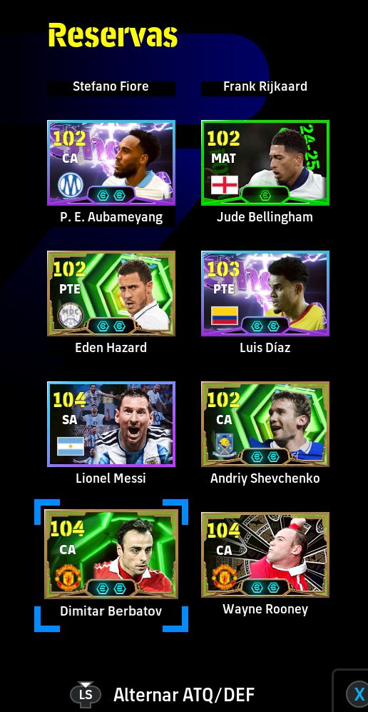 CONTA eFOOTBALL STEAM BATISTUTA, INZAGHI, NEYMAR E LENDAS DO MILAN!