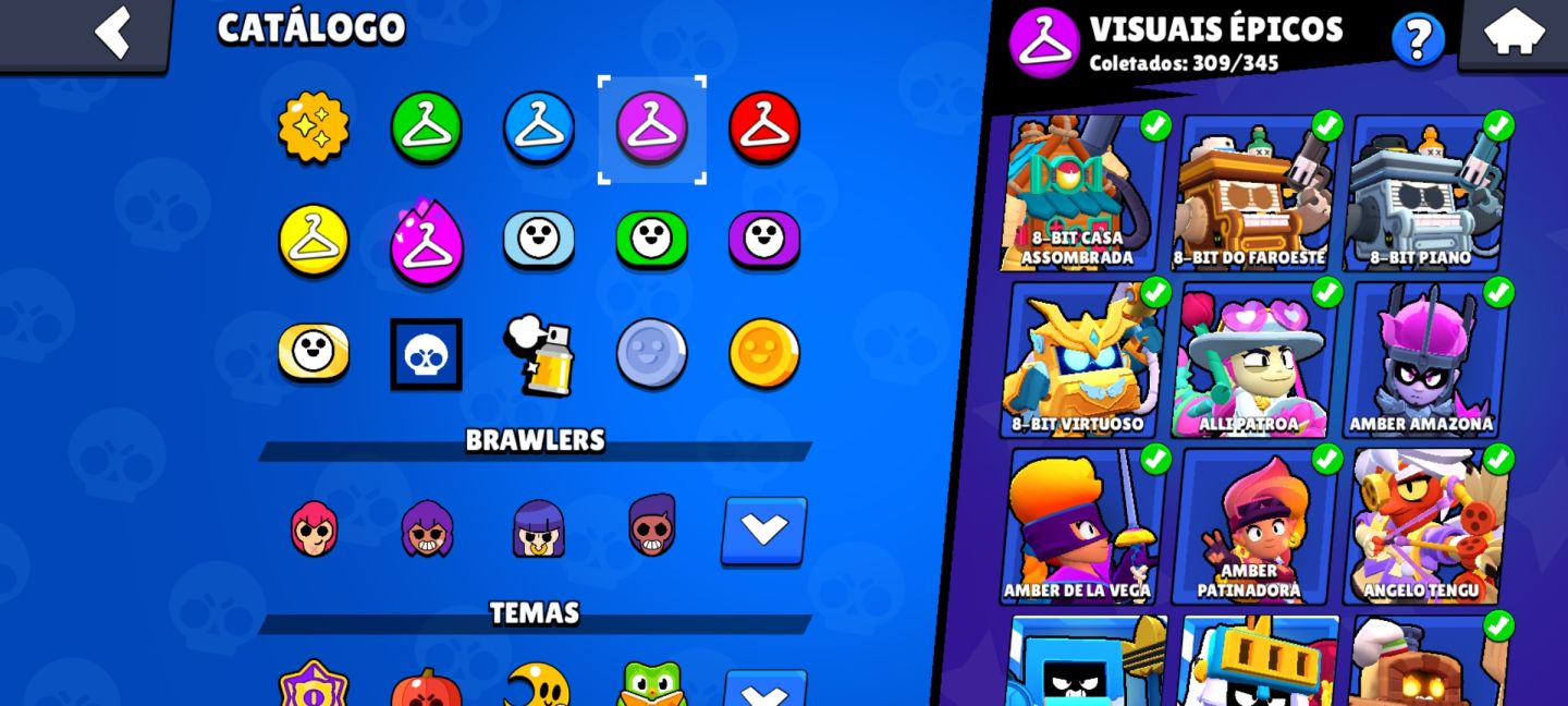CONTA DESDE 2018 COM 8 ANOS DE JOGO, 39 BRAWL PASS E 3 PRO PASS, 50% DESCONTO!!!