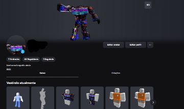 Conta de Roblox focada em skins de mm2