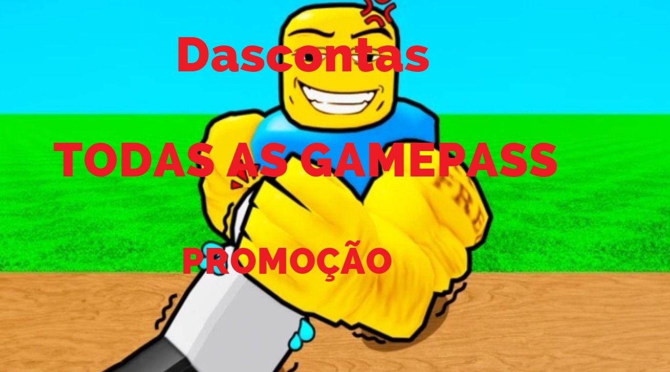 ARM WRESTLE SIMULATOR/SIMULATOR DE LUTA DE BRAÇO/TODAS AS GAMEPASS/ROBLOX