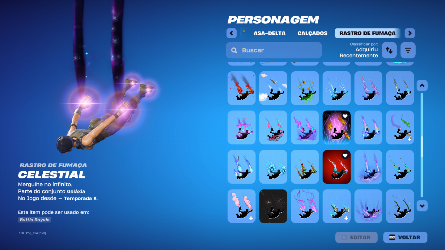 Conta de fortnite desde o cap 1 temp 6, com skins exclusivas da Playstation