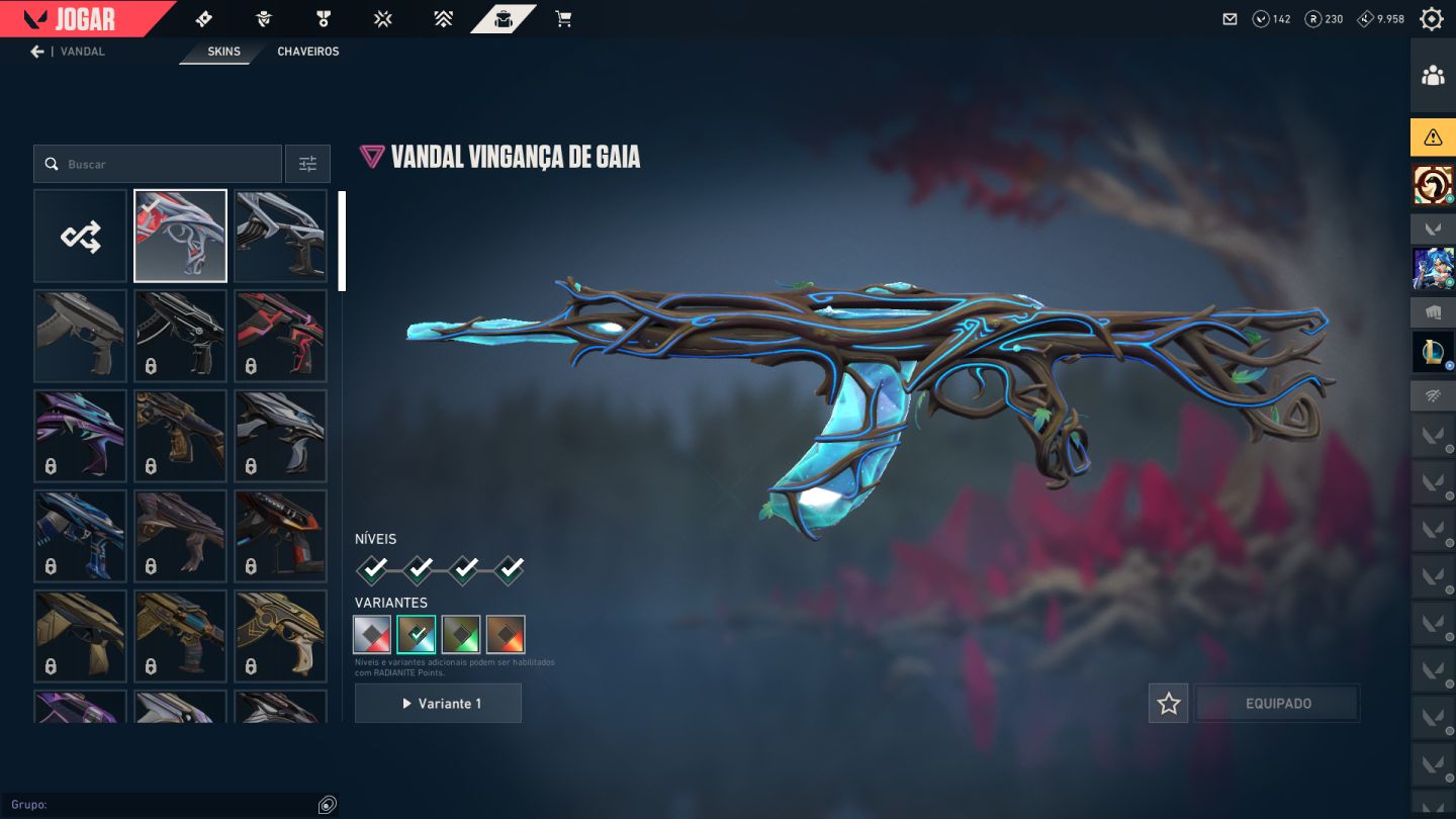 CONTA VALORANT MUITO BOA COM KARAMBIT RGX!!