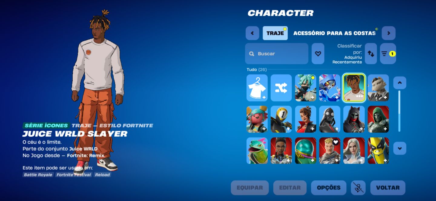 CONTA FORTNITE COM 26 SKINS /// PASSE MARVEL