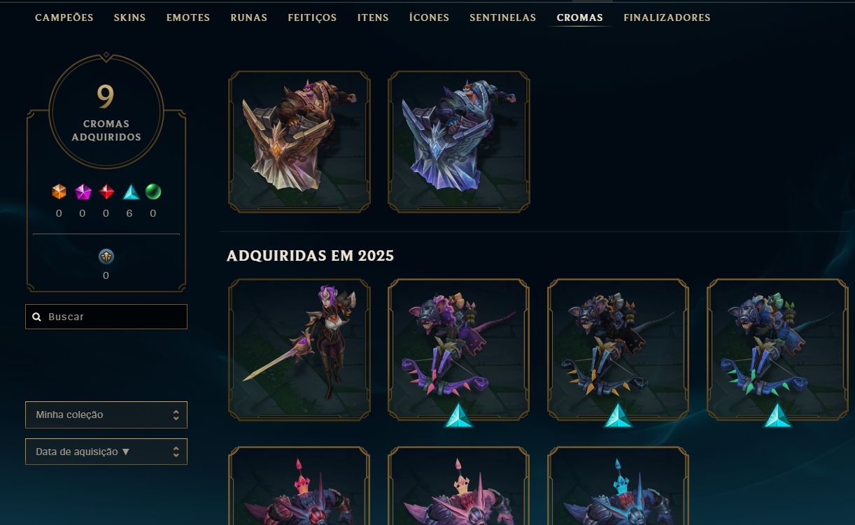 CONTA LEAGUE OF LEGENDS - 18 SKINS - PROTEÇÃO CONTRA REBAIXAMENTO - FULL ACESSO