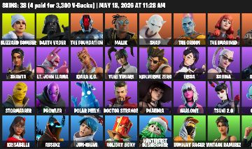 Conta Fortnite 38 Skins | Get Griddy, Baymax, Catwoman Zero