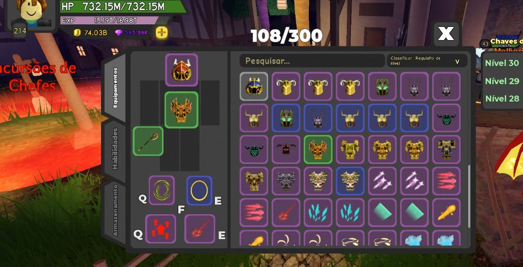 CONTA DUNGEON QUEST REBORN LEVEL 214