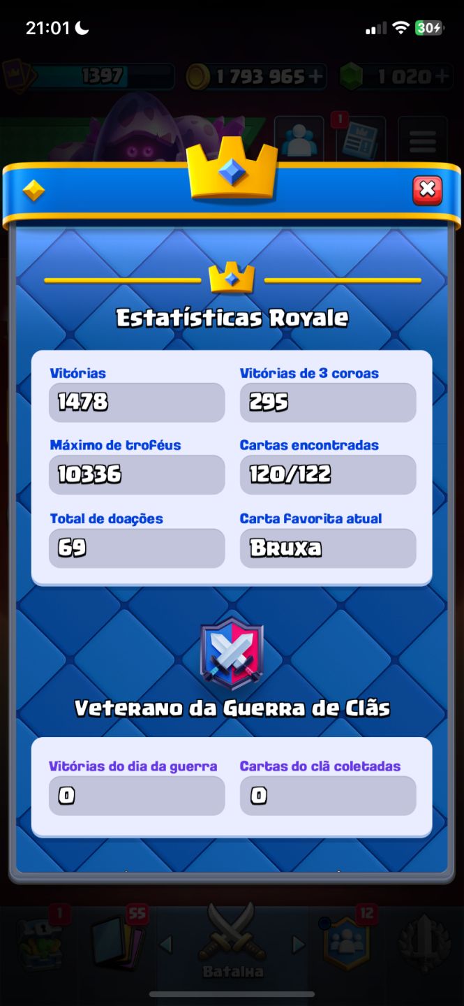 CONTA DE CLASH COM 10K DE TROFEU COM SPLASH DECK PRINCIPAL