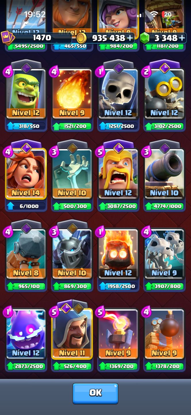 Conta de Clash royale rara e upada