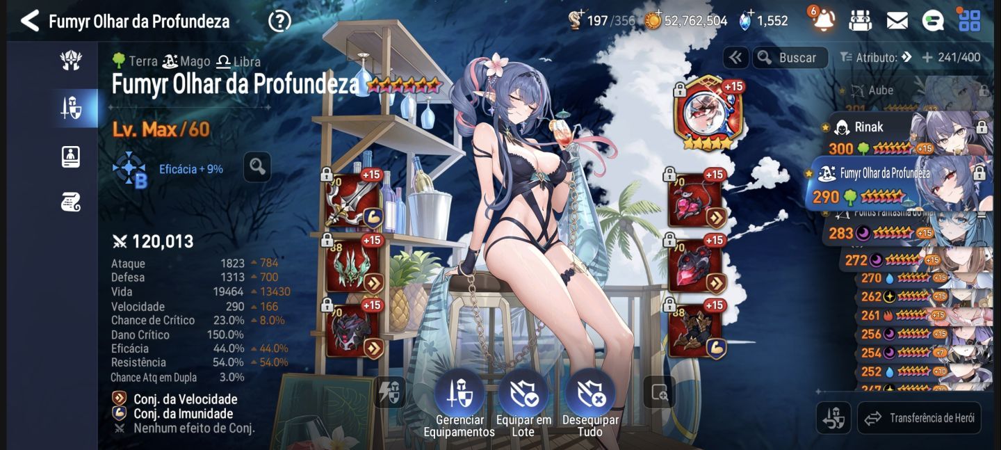 CONTA EPIC SEVEN GLOBAL | 39 ML5 | +4 ML5 DISPONÍVEIS - ENDGAME (Haru + Art)!!