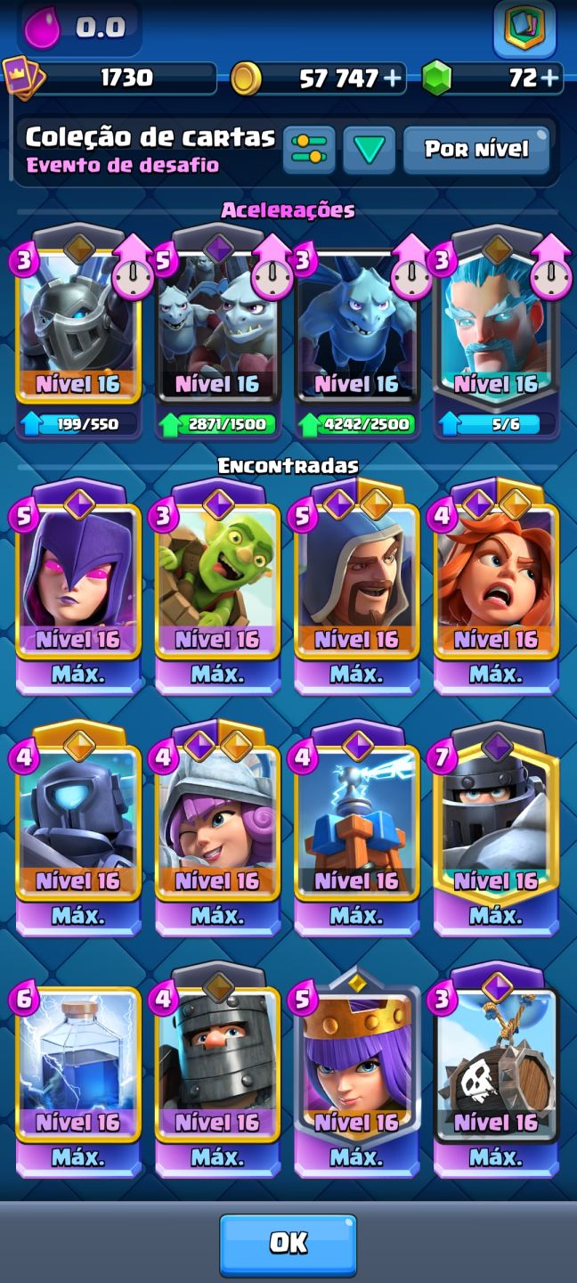 CONTA BRABA DE CLASH ROYALE, FOCADA NO COMPETITIVO..