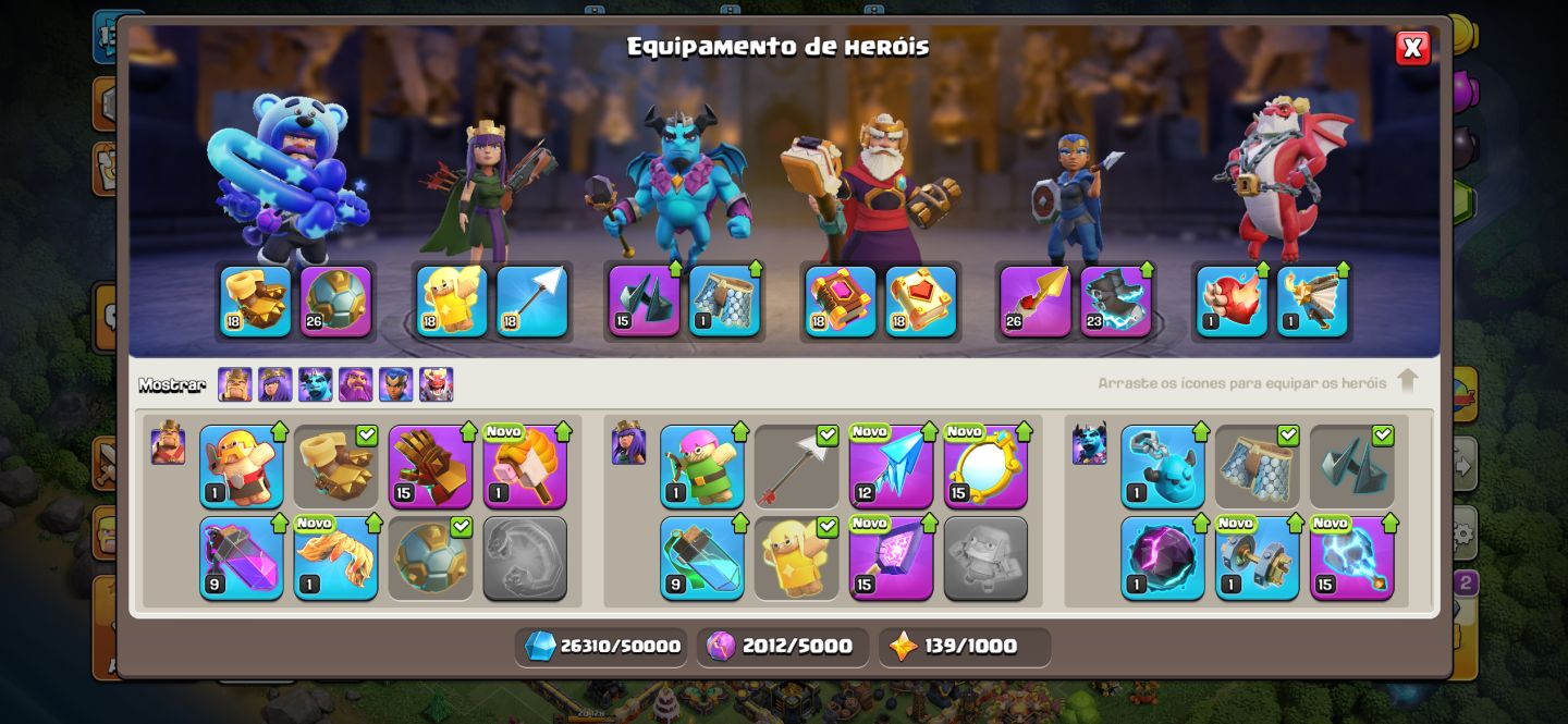 (PREÇO NEGOCIAVEL) CONTA CLASH OF CLANS CV 17