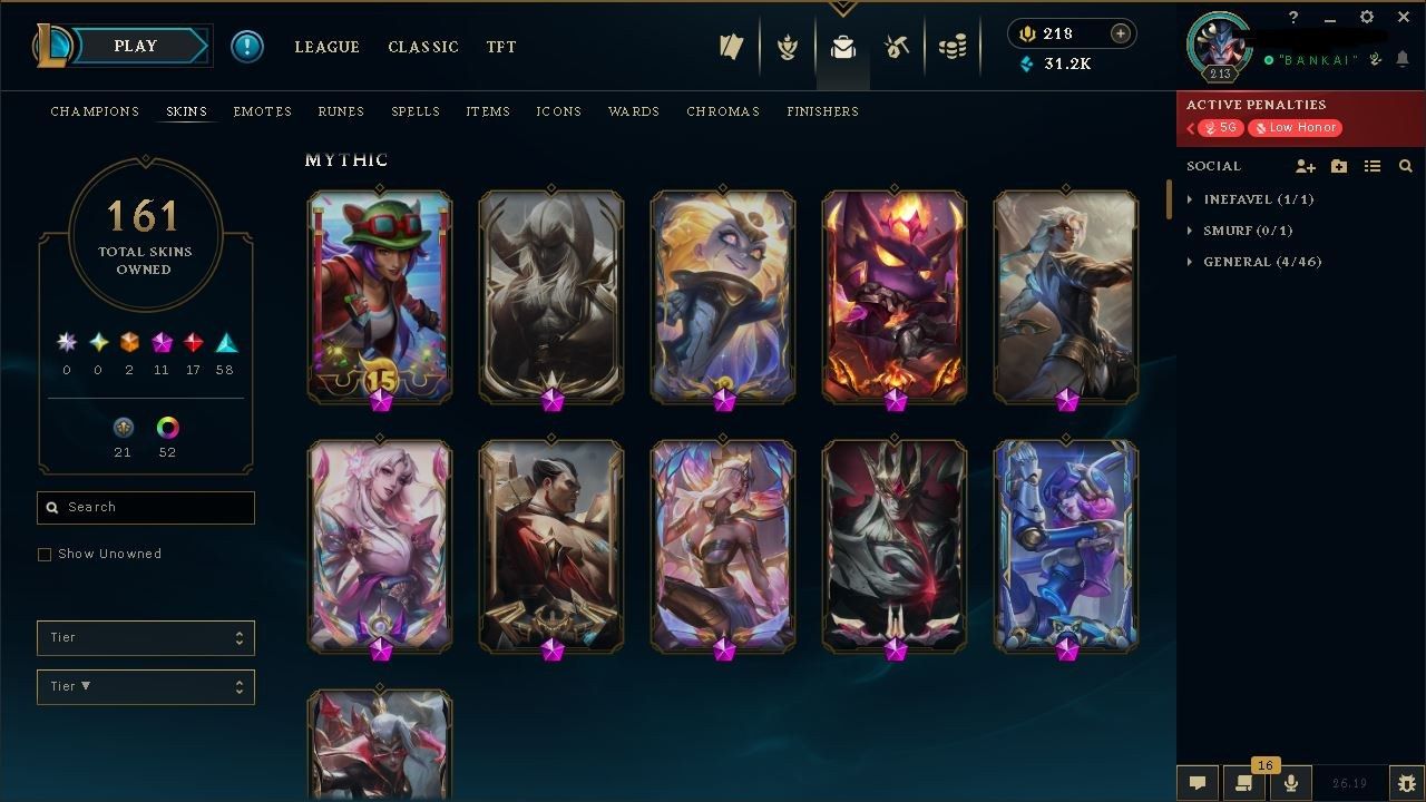 CONTA VALORANT E LOL COM CHAMPIONS 2024 E FACA 2025 COM MAIS DE 2K GASTOS