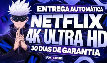 NETFLIX 4K - TELA PRIVADA EXCLUSIVA POR 30 DIAS + BRINDE! [ENTREGA AUTOMÁTICA]