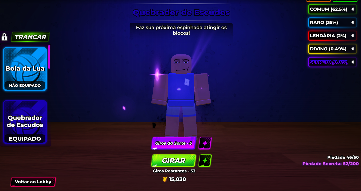 Conta de Roblox Blox fruits e Volleyball Legends, 5K DE ROBUX GASTADOS
