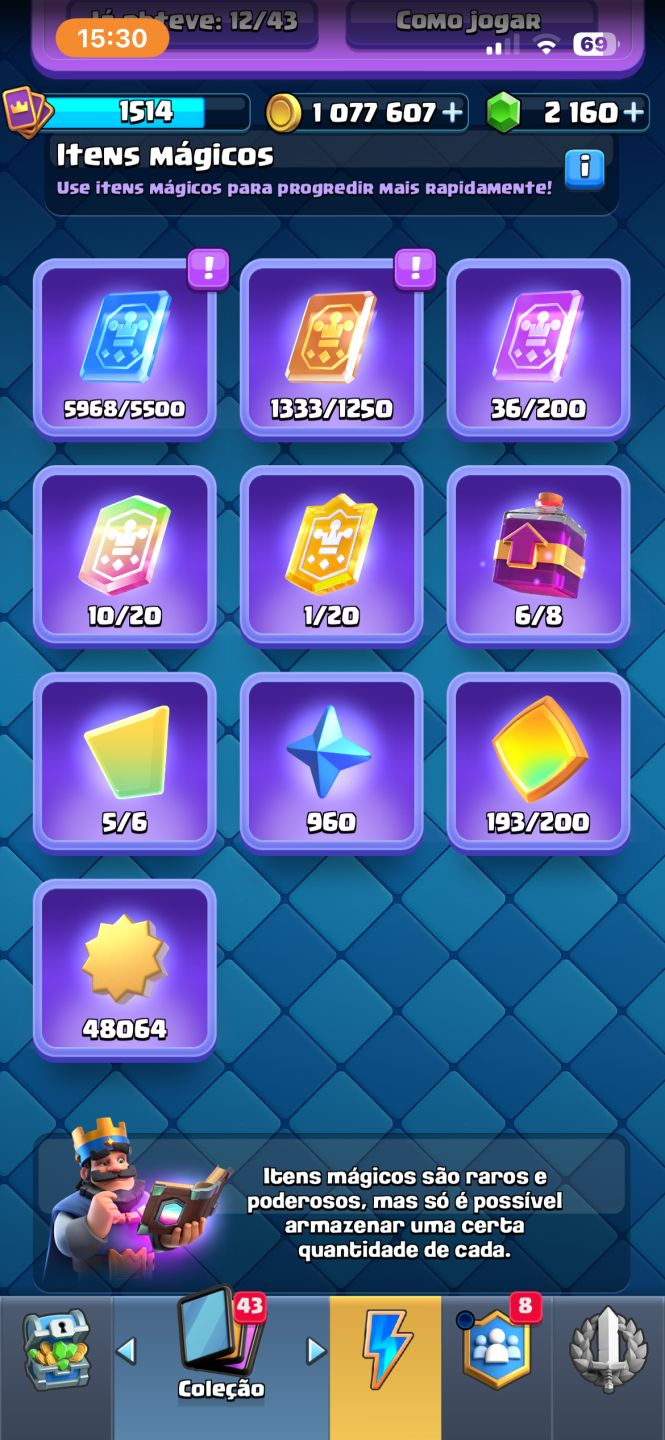 CONTA CLASH ROYALE