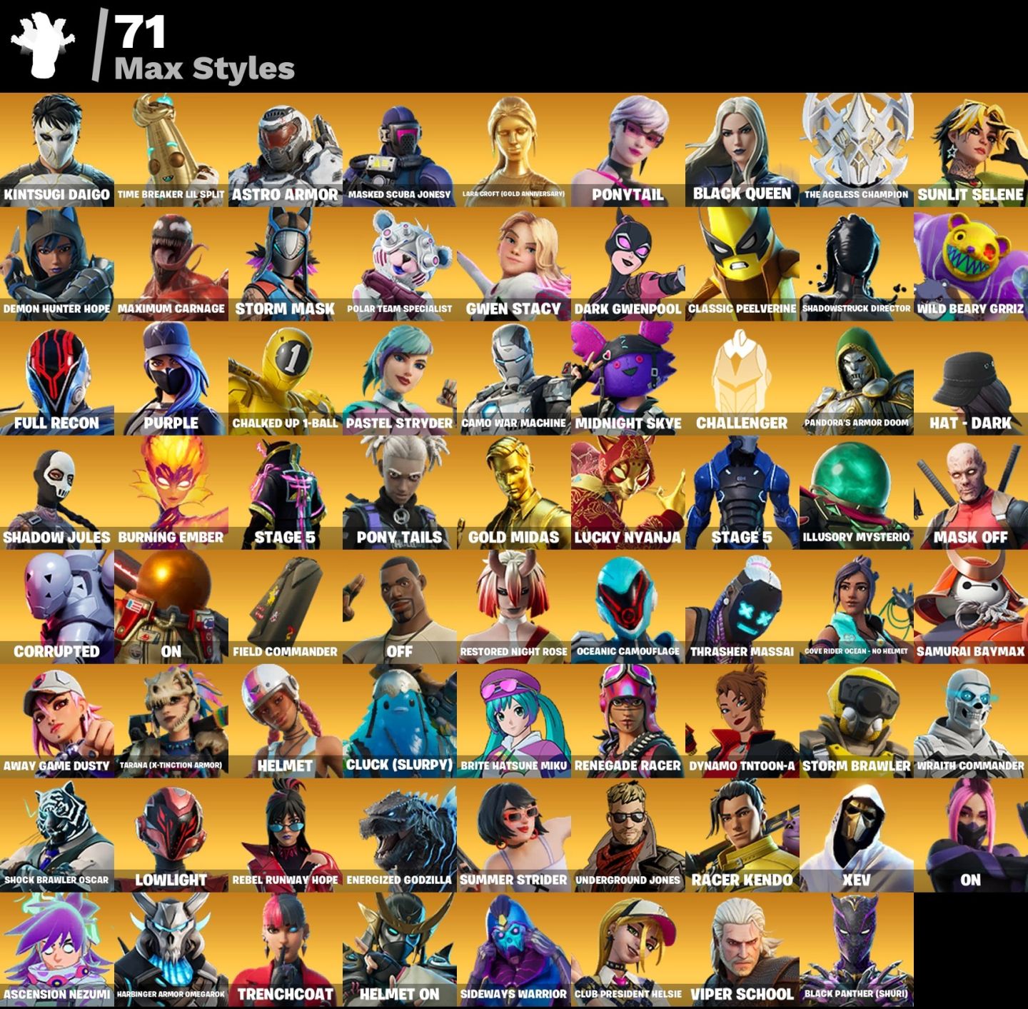 [PC] 198 skins | OG STW | Renegade Raider | Elite Agent | Blue Team Leader