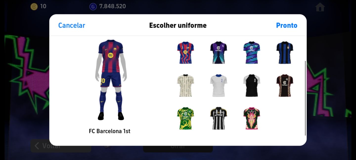 Conta efootball top, antiga boa pra amassar seus amigos com várias lendas