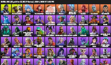 203 Skins | Psycho Bandit, Peter Griffin, Chun-Li, Superman, Simpsons