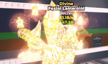 BRAINROT FOXINI DIVINA 1.1B/s RARIDADE ABSURDA! apenas 40 unidades no game!