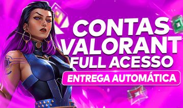 Conta valorant prata com 12+ skins full agente