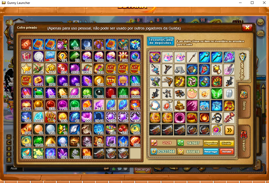 Serv 07 com Fenix de fogo ( up recente do 30 ao 60 tem muito up free )