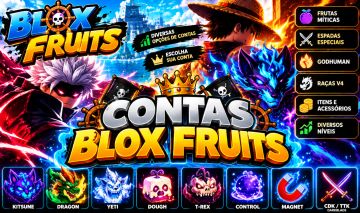 BLOX FRUITS | CONTAS LV MAX | GODHUMAN | KITSUNE | DRAGON | CDK | T-REX PERM |