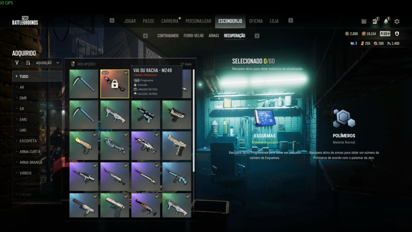 PUBG STEAM PROGRESSIVA M249 +K98 PROGRESSIVA - LEVEL DA CONTA 32