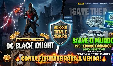 CONTA CAVALEIRO NEGRO FULL ACESSO
