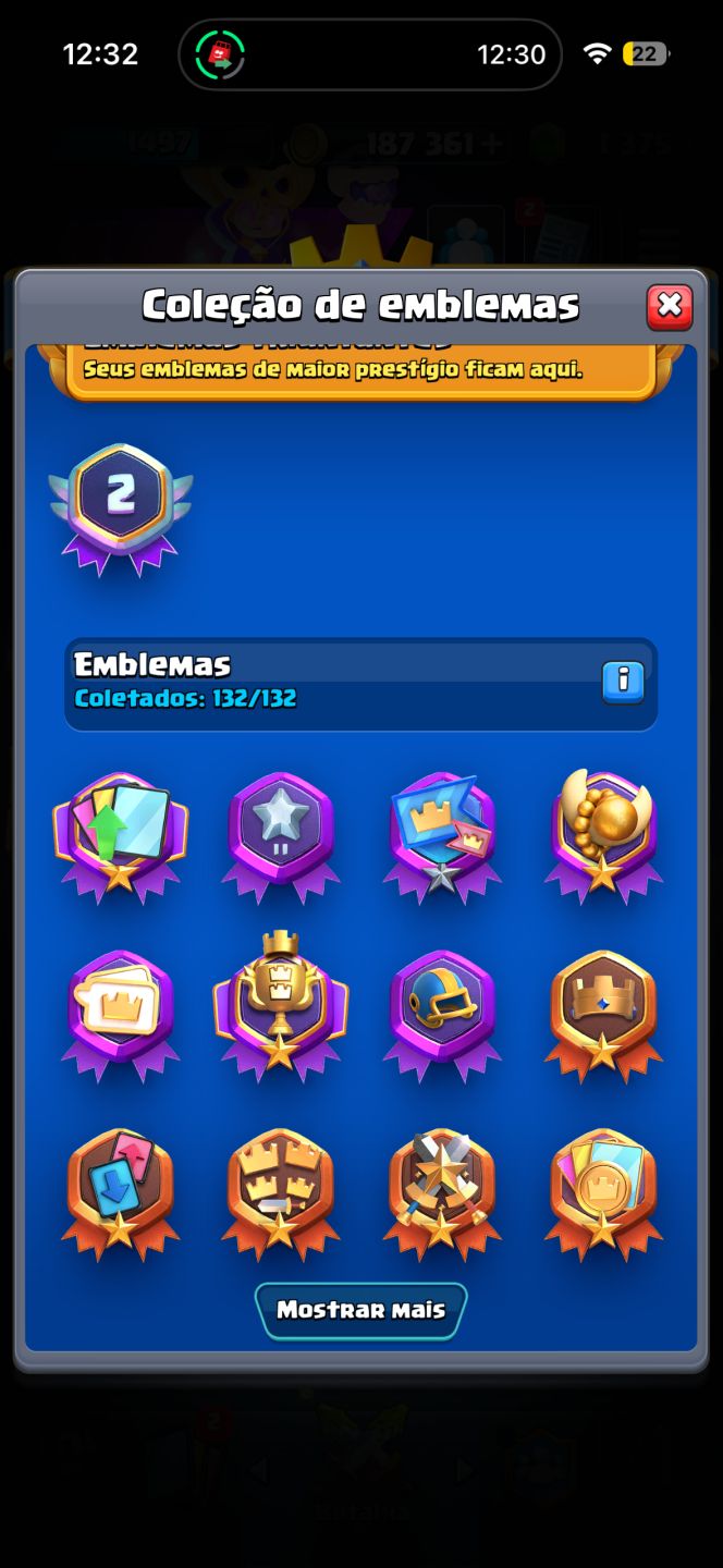CONTA CLASH ROYALE MUITO BOA