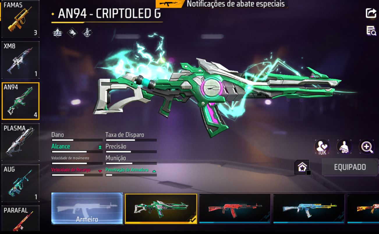 CONTA FREE FIRE NÍVEL 46