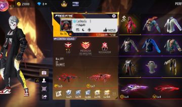 Conta de free fire rara e antiga
