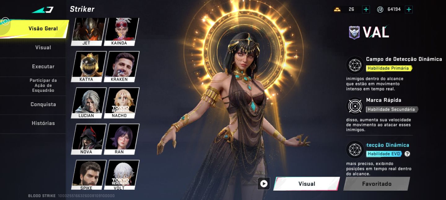 Conta blood strike impecável na barbadaa