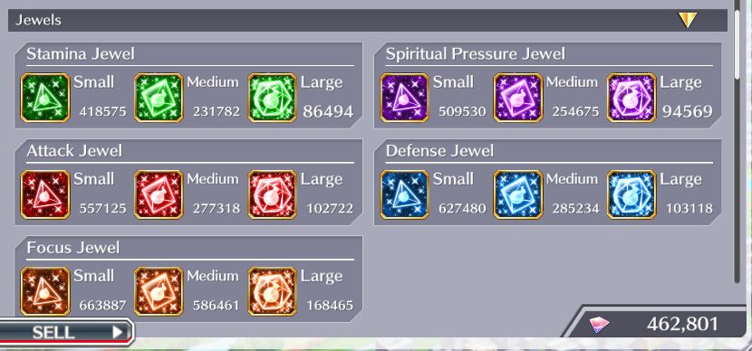 BBS/ 50830 Orbs/ Ichigo - Gremmy - Aizen/1083 BBS/ 7736 Accessory Tickets