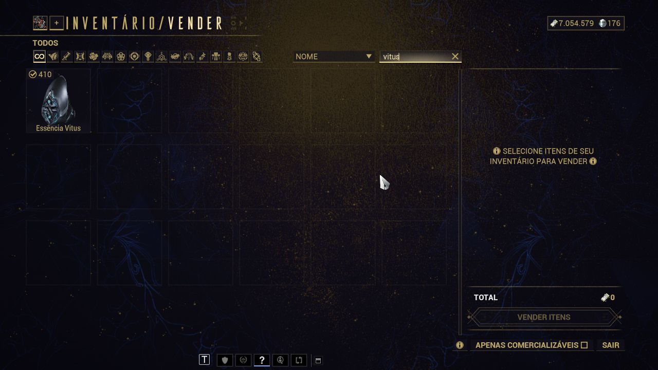 CONTA WARFRAME mr 17