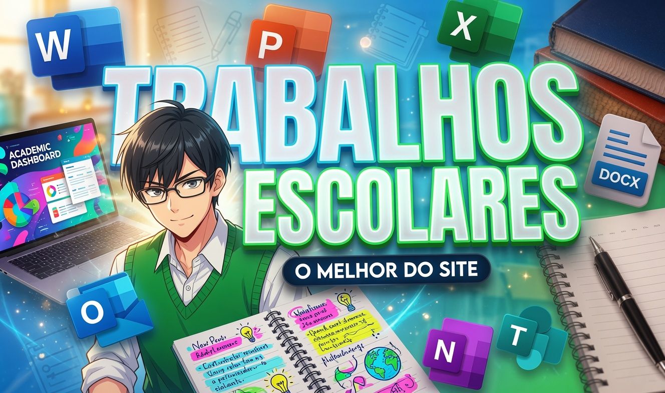 TRABALHOS E TAREFAS ESCOLARES