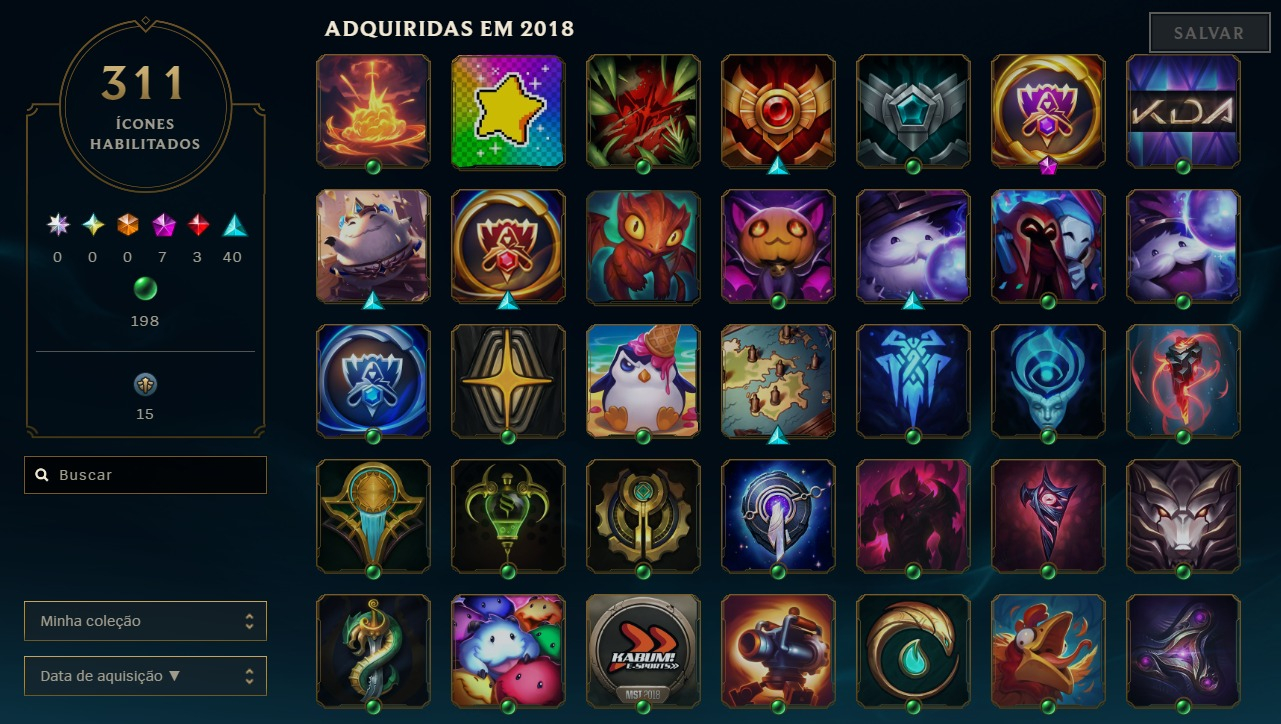 League of legends account mais de ( 160) skins 3 reembolsos mmr platina