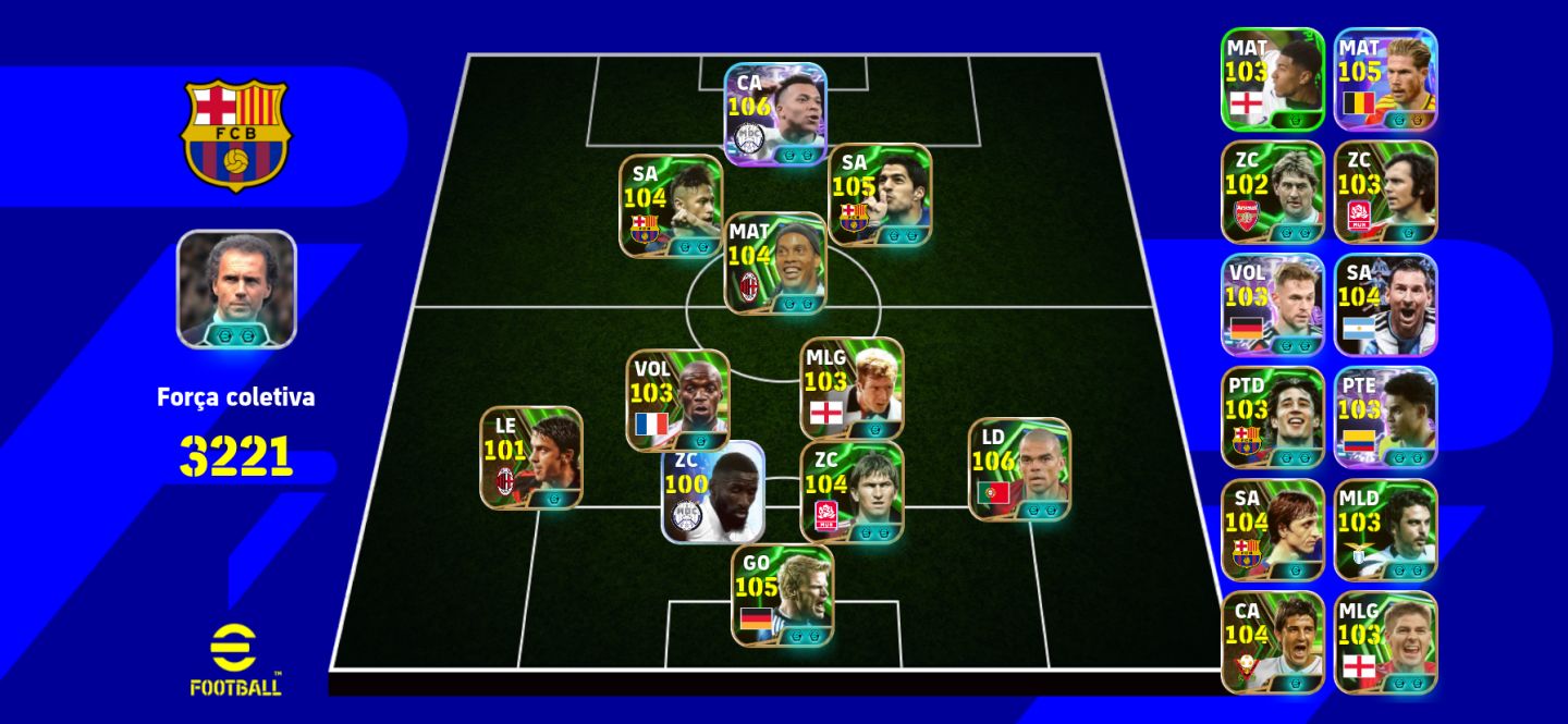 CONTA EFOOTBALL BRABA!!! (MBAPPE, NEYMAR, SUARES)