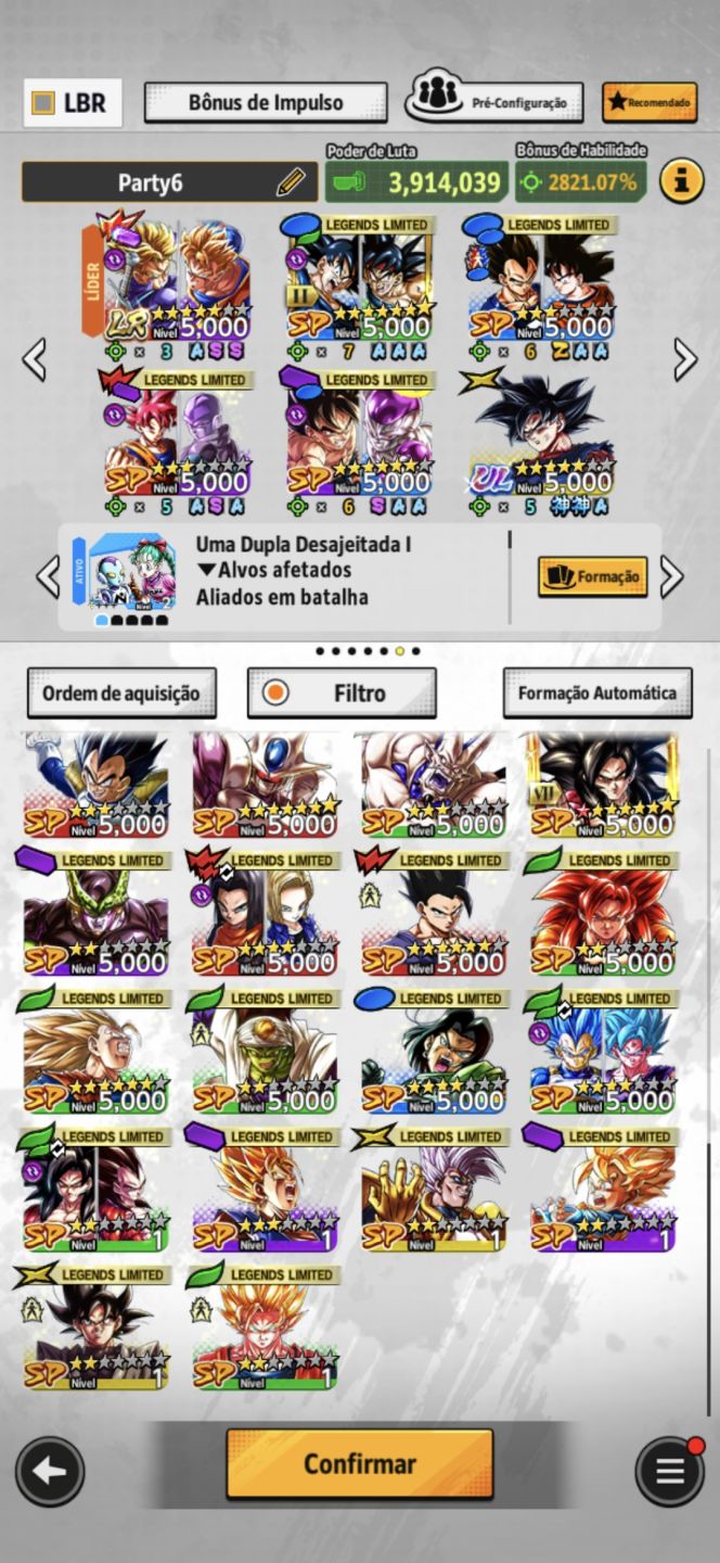 Conta level 151 com Lr gohan- thunks barato