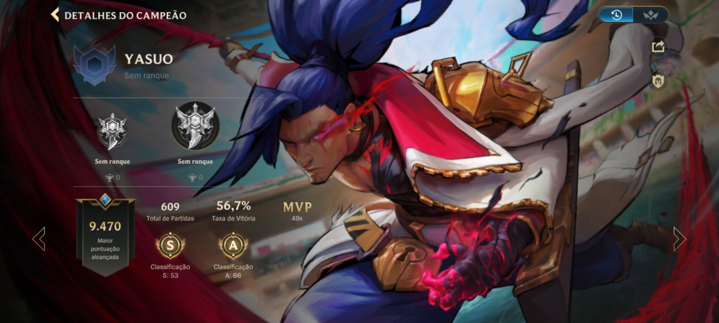 CONTA WILD RIFT MESTRE II | MONO YASUO + YONE
