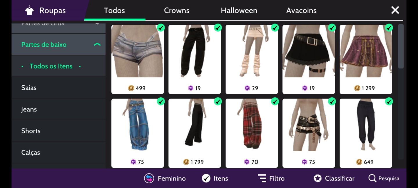 Conta femenina avakin life