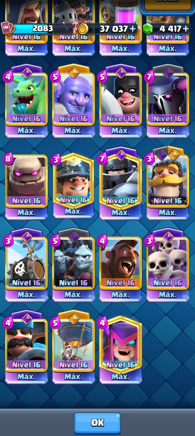 Conta Clash Royale