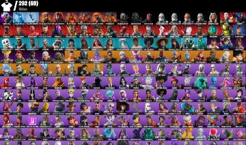 Conta de Fortnite TRYHARD! [ 292 skins + 290 picaretas + 176 emotes ]