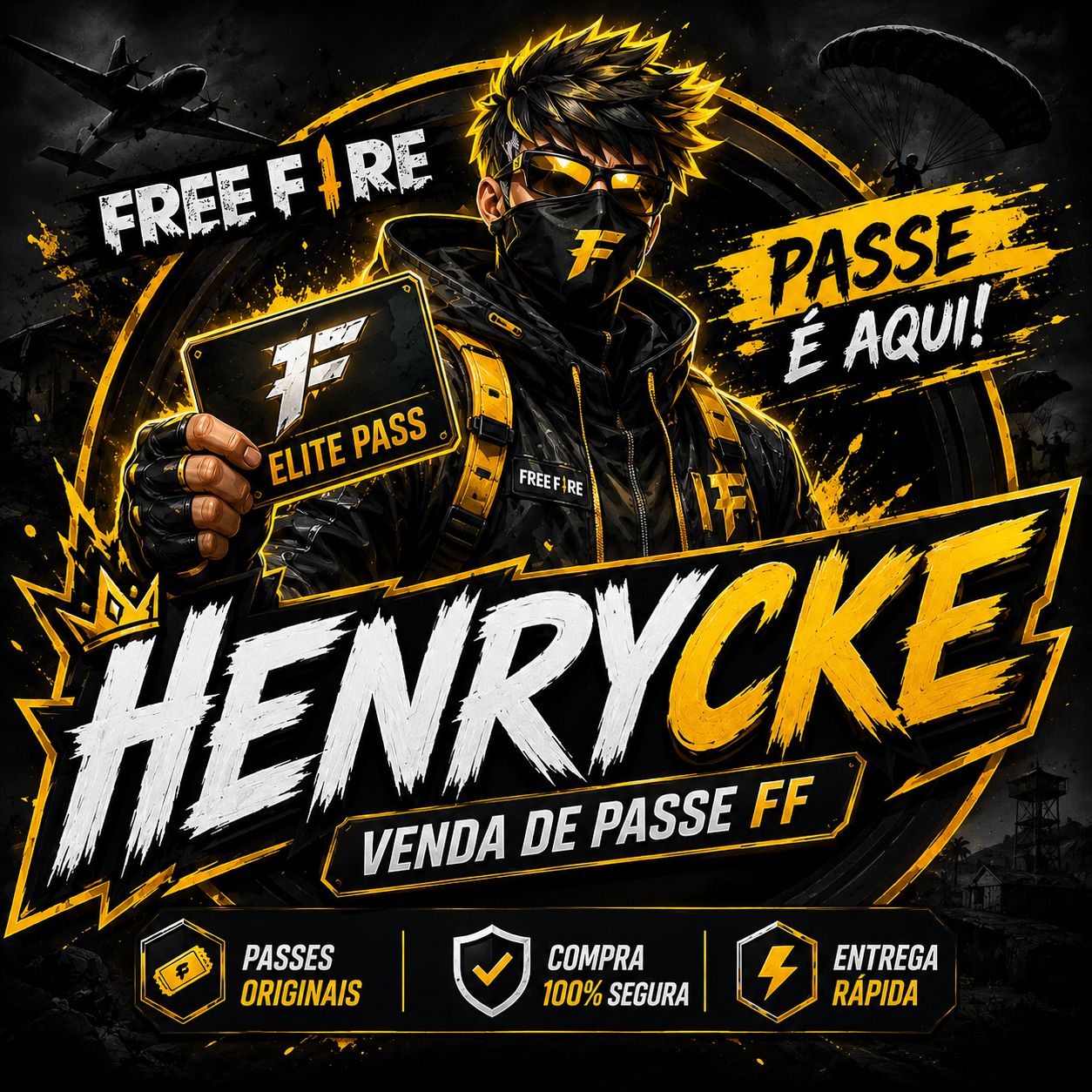 Vendas de passe de Free Fire/ Barato